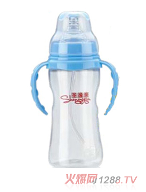 圣逸親寬口握把pp奶瓶330ml