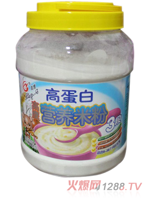 高鹰高蛋白营养米粉3段