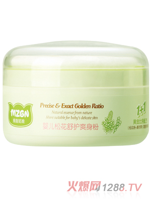 拇指姑娘嬰兒松花舒護(hù)爽身粉