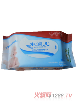 水潤兒抗菌柔滑（爽身型）濕巾25片單包