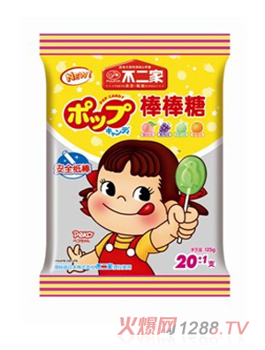 不二家袋装水果味棒棒糖