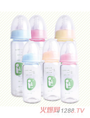 恩儿宝P1103B P1102B 标口径玻璃奶瓶（120ml 160ml）