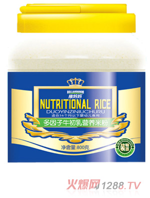 维妈妈桶装多因子牛初乳营养米粉
