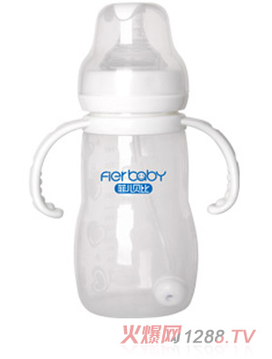 菲儿贝比宽口弧形自动硅胶奶瓶240ml