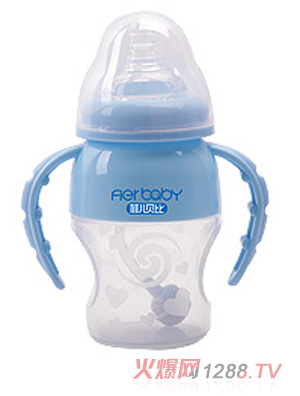 菲儿贝比宽口弧形自动硅胶奶瓶