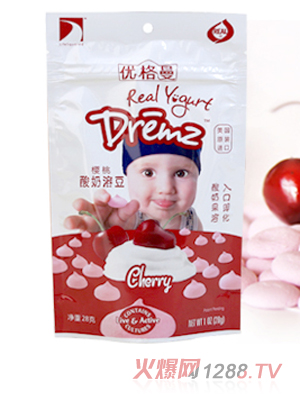 優(yōu)格曼櫻桃優(yōu)格曼溶豆