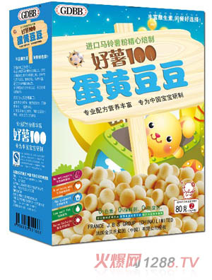 金贝氏好薯100新品蛋黄豆豆