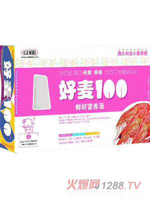 金贝氏好麦100鲜虾营养面
