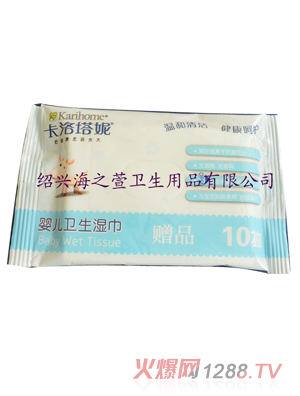 海之萱便携婴儿湿巾10片