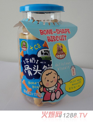 河马莉骨头饼牛奶味