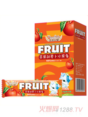 金诺贝婴苹果胡萝卜水果条盒装