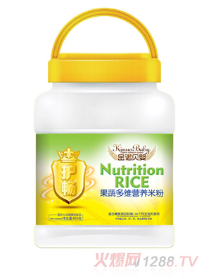 金诺贝婴护畅果蔬多维营养米粉