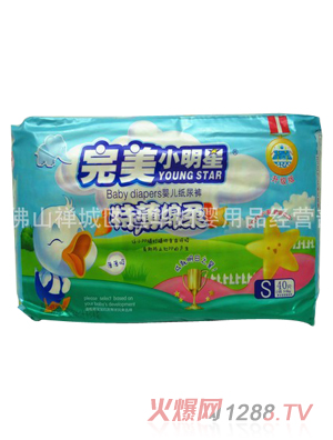 完美小明星婴儿纸尿裤S码