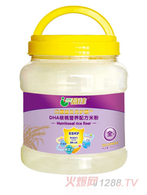 贝康意佳DHA核桃营养配方米粉