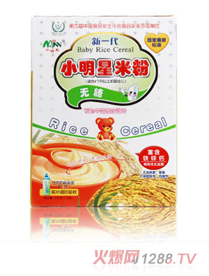 小明星无糖婴儿米粉