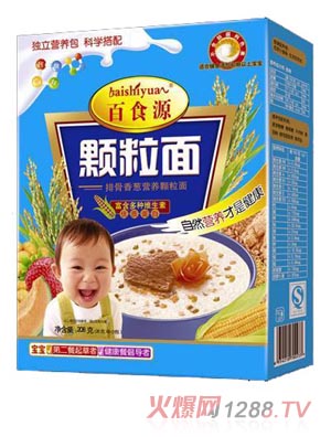 百食源排骨香葱蝴蝶面