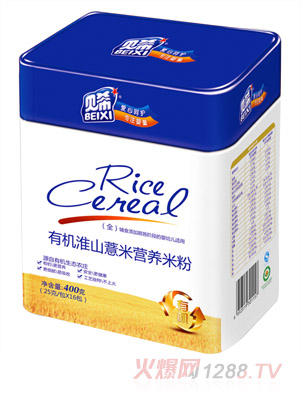 贝希有机淮山薏米营养米粉听装
