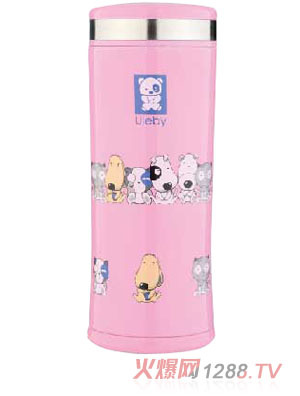無(wú)雙寶貝粉色時(shí)尚小學(xué)士杯280ML