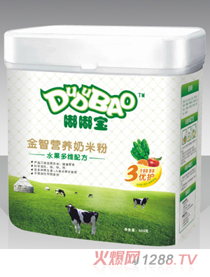 嘟嘟宝水果多维配方奶米粉