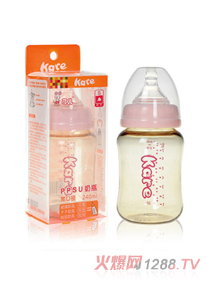 可儿KR-1063 宽口PPSU奶瓶 240ml