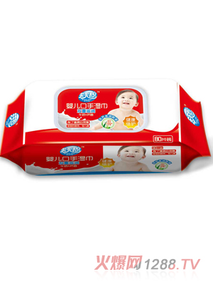 水当当婴儿口手湿巾