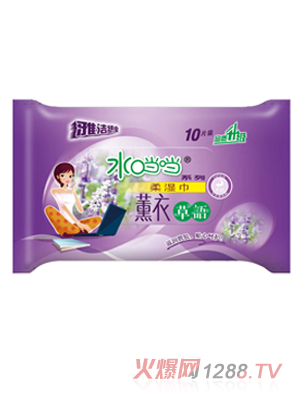 水当当薰衣草10片装湿巾