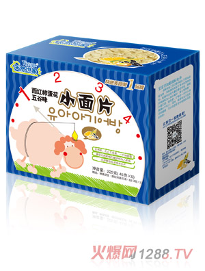 天然世家西红柿蛋花五谷味小面片