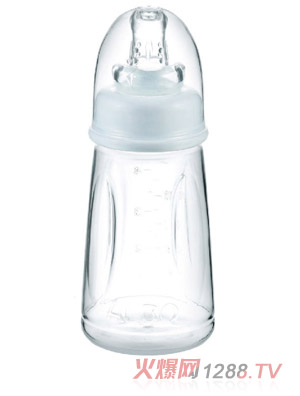 爱乐宝PP果汁奶瓶120ml白色