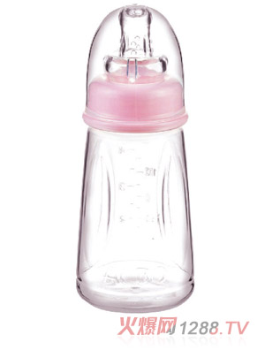 爱乐宝PP果汁奶瓶120ml粉色