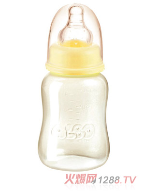 爱乐宝标口PP初生奶瓶120ml黄色