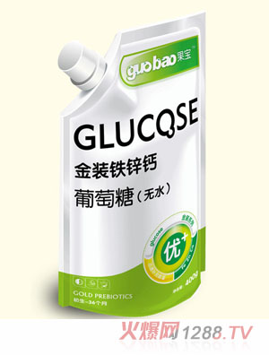 果寶金裝鐵鋅鈣葡萄糖袋裝