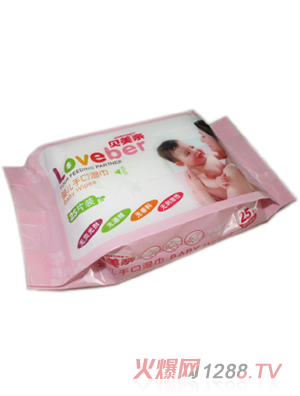 贝美亲婴儿湿巾25片