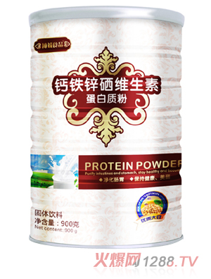 博诚钙铁锌硒维生素蛋白质粉