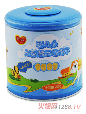 婴儿乐无蔗糖五谷饼干