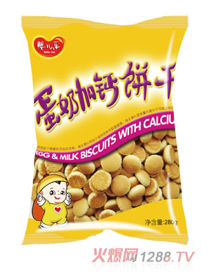 婴儿乐蛋奶加钙饼干280g