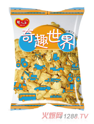 婴儿乐奇趣世界交通工具饼干