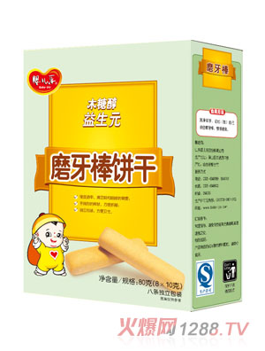 婴儿乐益生元磨牙饼干80g