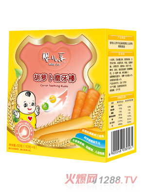 婴儿乐胡萝卜磨牙棒60g