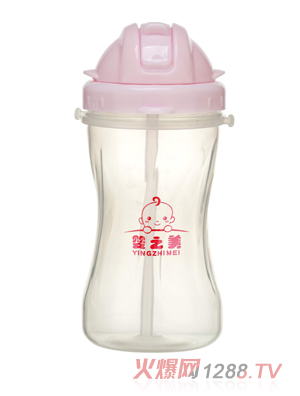 嬰之美帶繩花形水壺330ML