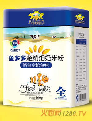 金盾愛(ài)嬰鱈魚(yú)金槍魚(yú)超精細奶米粉聽(tīng)裝