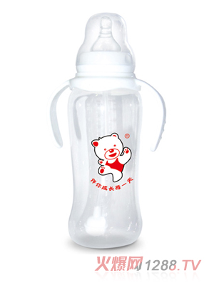 Babykin（贝沁）标口弧形PP奶瓶300ML