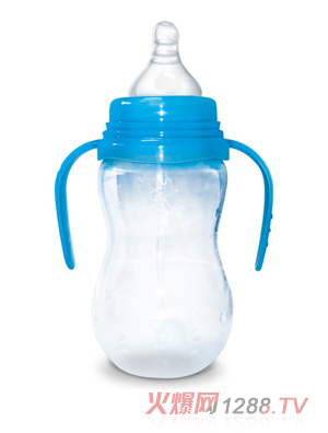 Babykin（贝沁）宽口葫芦形PP奶瓶330ML