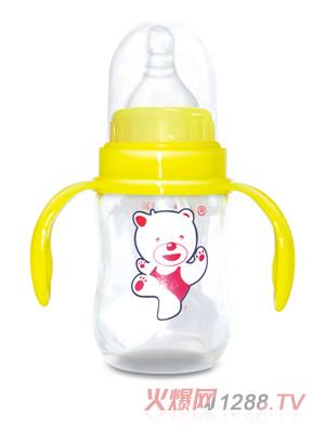 Babykin（贝沁）食品级玻璃奶瓶标口弧形奶瓶20ML