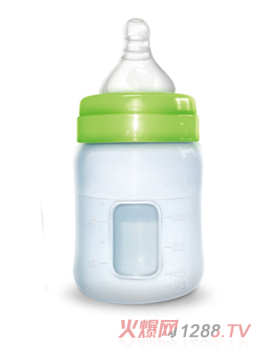 Babykin（贝沁）全硅胶奶瓶160ML