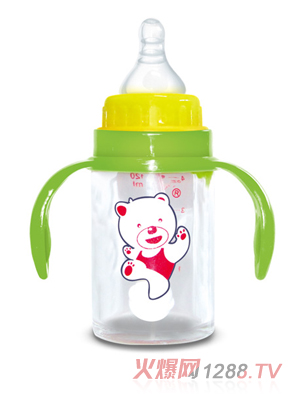 Babykin（贝沁）食品级玻璃奶瓶标口直身奶瓶120ML