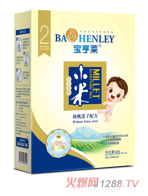 宝亨莱核桃莲子小米营养米粉