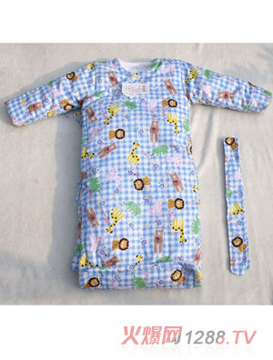 婴心缘婴儿冬季小棉袄蓝色-火爆孕婴童招商网