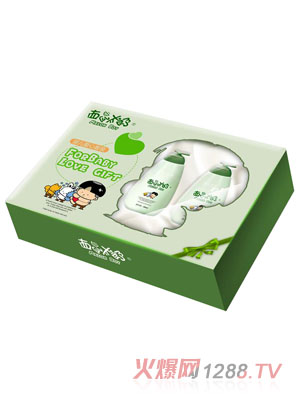 西瓜太郎嬰兒洗護用品愛(ài)心禮盒