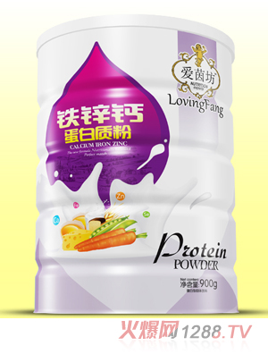 愛(ài)茵坊鐵鋅鈣蛋白質(zhì)粉鐵聽(tīng)900g