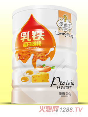 愛(ài)茵坊乳鐵蛋白質(zhì)粉鐵聽(tīng)900g